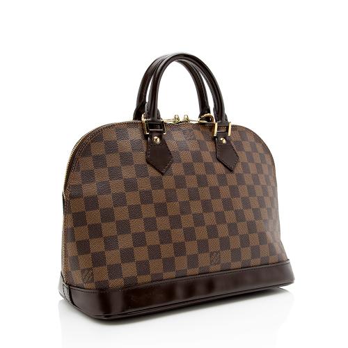 Louis Vuitton Damier Ebene Alma PM Satchel