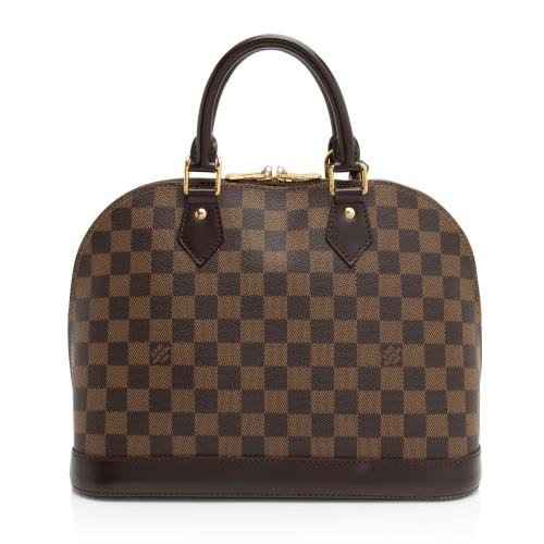 Louis Vuitton Damier Ebene Alma PM Satchel