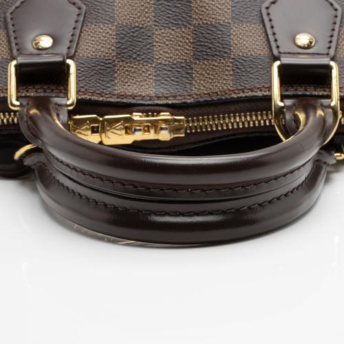 Louis Vuitton Damier Ebene Alma PM Satchel