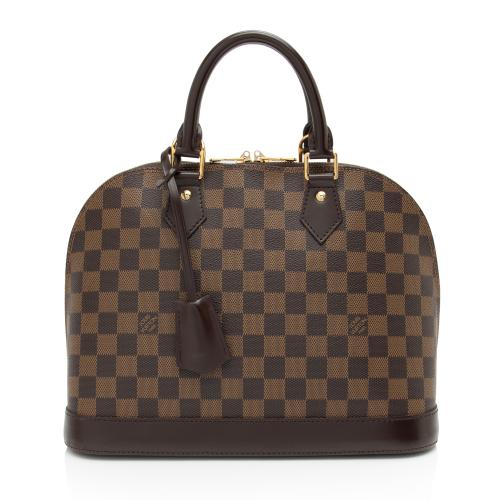 Louis Vuitton Damier Ebene Alma PM Satchel