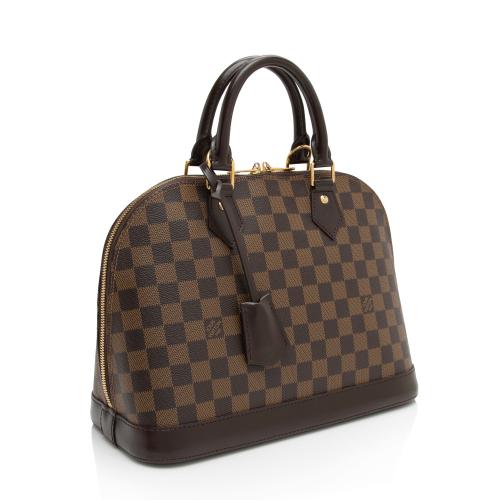 Louis Vuitton Damier Ebene Alma PM Satchel