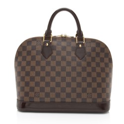 Louis Vuitton Damier Ebene Alma PM Satchel