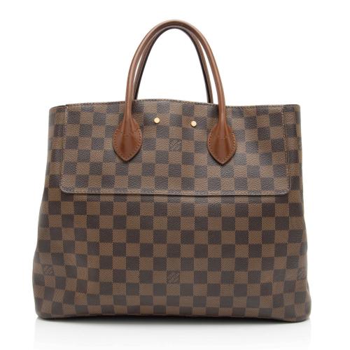 Louis Vuitton Damier Ebene Ascot Satchel