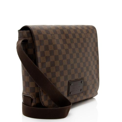 Louis Vuitton Damier Ebene Brooklyn MM Messenger Bag