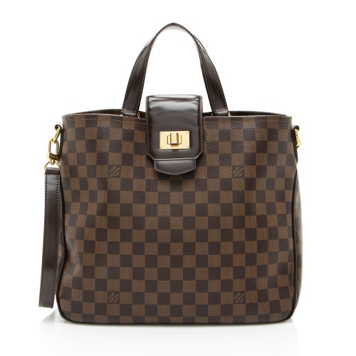 Louis Vuitton Damier Ebene Cabas Rosebery Satchel