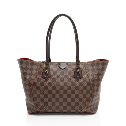 Louis Vuitton Damier Ebene Caissa MM Tote