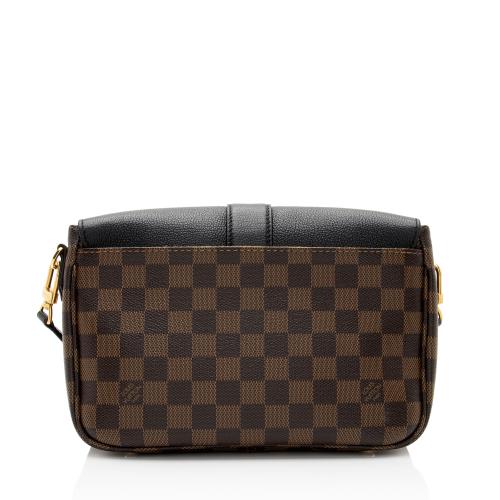 Louis Vuitton Damier Ebene Calfskin Clapton PM Shoulder Bag