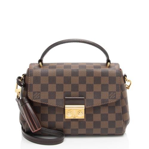 Louis Vuitton Damier Ebene Croisette Shoulder Bag