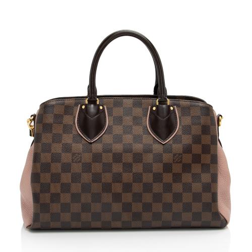 Louis Vuitton Damier Ebene Cuir Taurillon Normandy Satchel