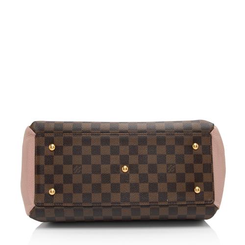 Louis Vuitton Damier Ebene Cuir Taurillon Normandy Satchel