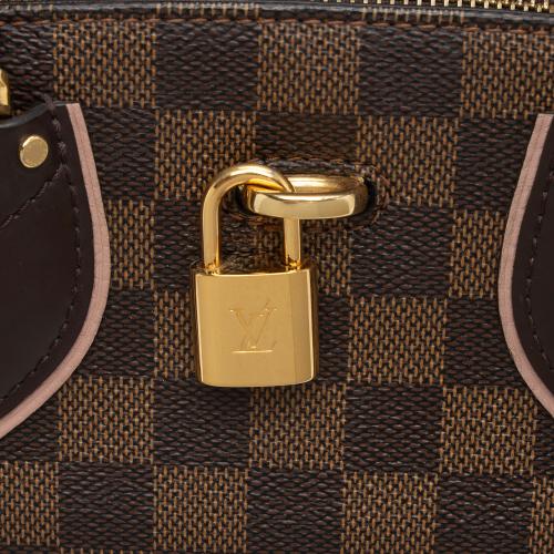 Louis Vuitton Damier Ebene Cuir Taurillon Normandy Satchel