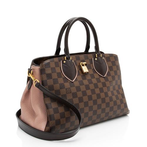 Louis Vuitton Damier Ebene Cuir Taurillon Normandy Satchel