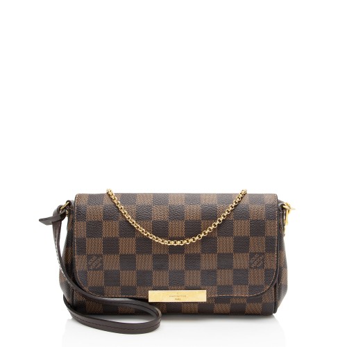 Louis Vuitton Damier Ebene Favorite PM Shoulder Bag