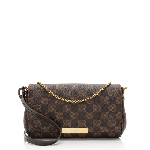 Louis Vuitton Damier Ebene Favorite PM Shoulder Bag