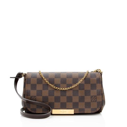 Louis Vuitton Damier Ebene Favorite PM Shoulder Bag