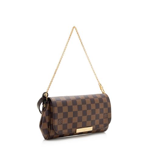 Louis Vuitton Damier Ebene Favorite PM Shoulder Bag