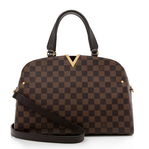 Louis Vuitton Damier Ebene Kensington Bowler Satchel