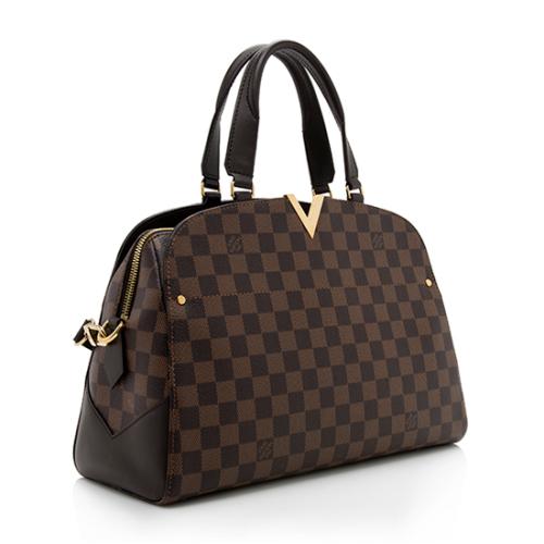 Louis Vuitton Damier Ebene Kensington Bowler Satchel