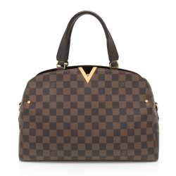 Louis Vuitton Damier Ebene Kensington Bowler Satchel