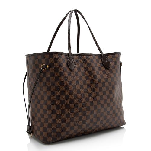 Louis Vuitton Damier Ebene Neverfull GM Tote