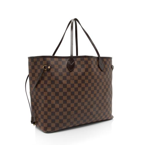 Louis Vuitton Damier Ebene Neverfull GM Tote