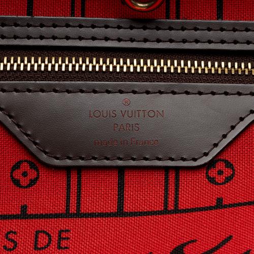 Louis Vuitton Damier Ebene Neverfull GM Tote