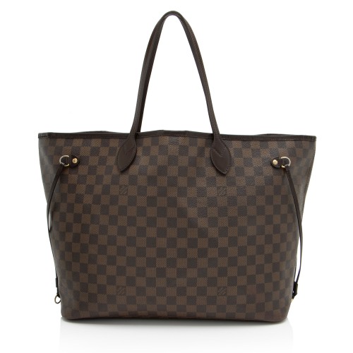 Louis Vuitton Damier Ebene Neverfull GM Tote