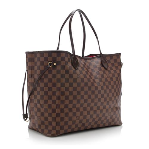 Louis Vuitton Damier Ebene Neverfull GM Tote