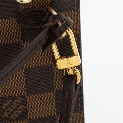 Louis Vuitton Damier Ebene Neverfull MM Pochette