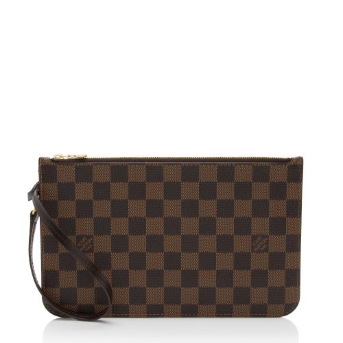 Louis Vuitton Damier Ebene Neverfull MM Pochette