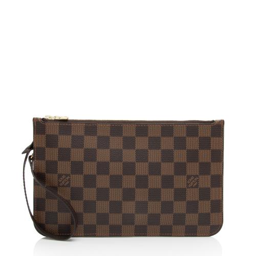 Louis Vuitton Damier Ebene Neverfull MM Pochette