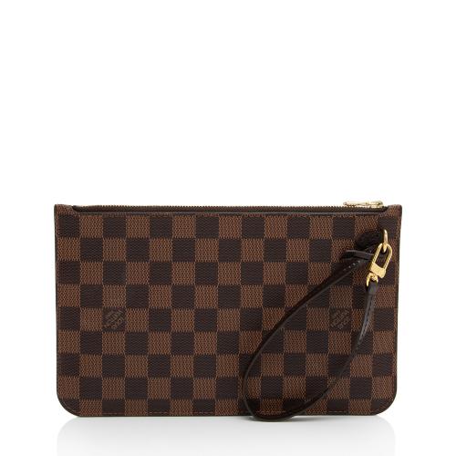 Louis Vuitton Damier Ebene Neverfull MM Pochette