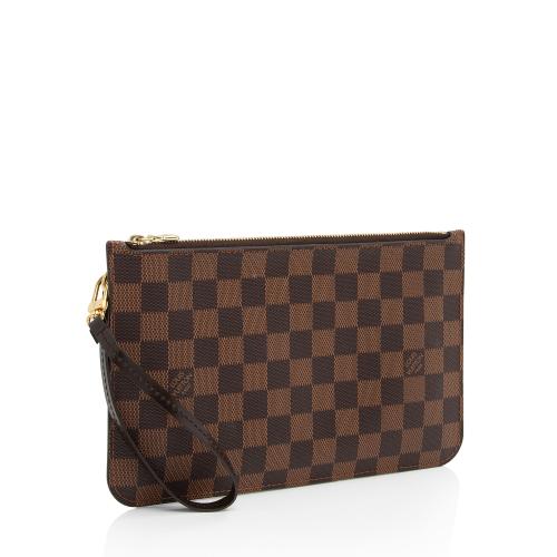 Louis Vuitton Damier Ebene Neverfull MM Pochette