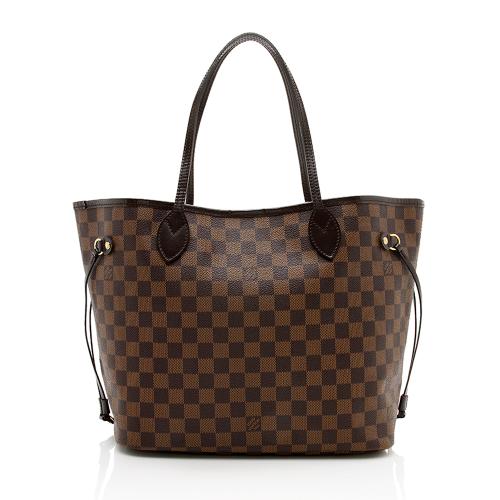 Louis Vuitton Damier Ebene Neverfull MM Tote