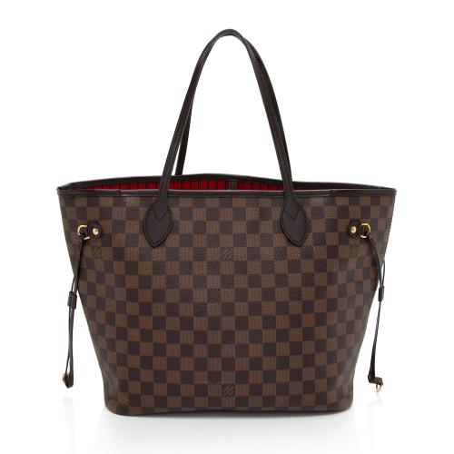 Louis Vuitton Damier Ebene Neverfull MM Tote