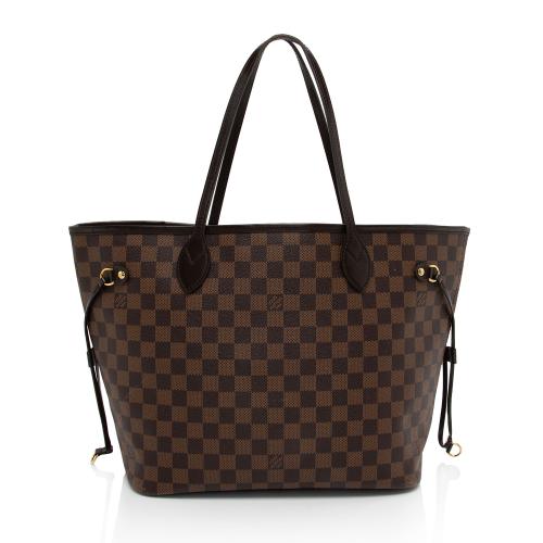 Louis Vuitton Damier Ebene Neverfull MM Tote