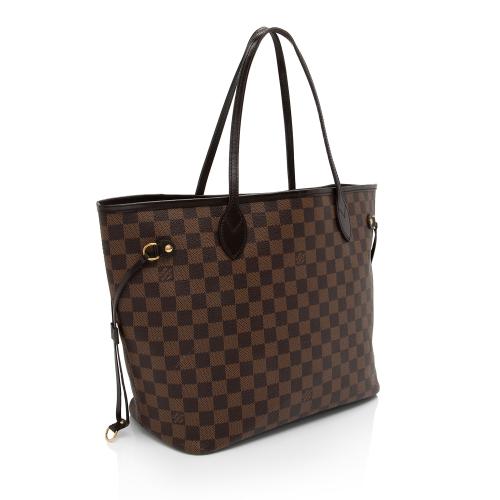 Louis Vuitton Damier Ebene Neverfull MM Tote