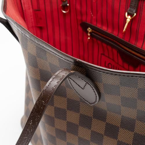 Louis Vuitton Damier Ebene Neverfull MM Tote