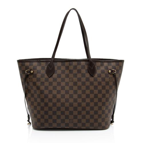 Louis Vuitton Damier Ebene Neverfull MM Tote