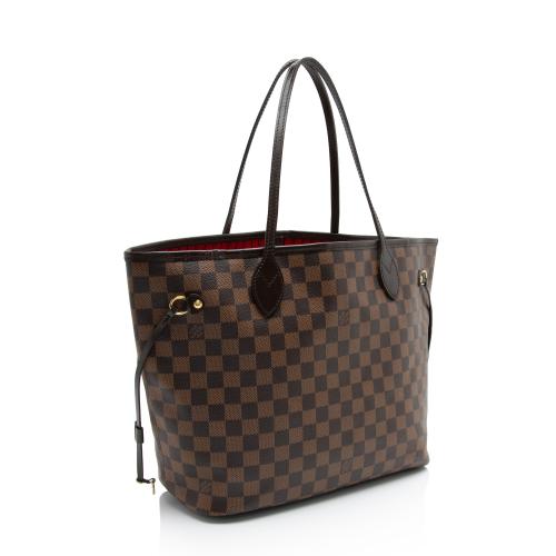 Louis Vuitton Damier Ebene Neverfull MM Tote