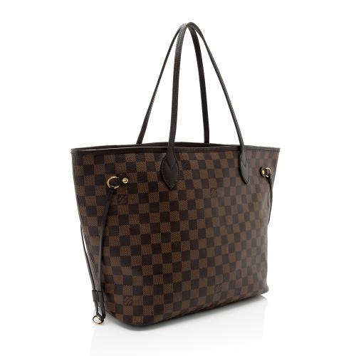 Louis Vuitton Damier Ebene Neverfull MM Tote