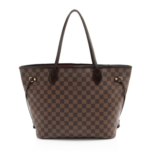 Louis Vuitton Damier Ebene Neverfull MM Tote