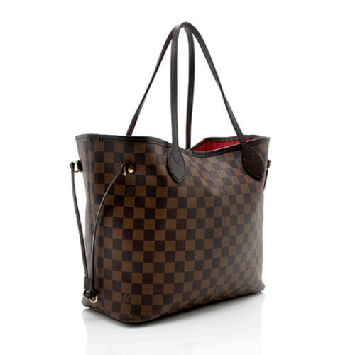 Louis Vuitton Damier Ebene Neverfull MM Tote