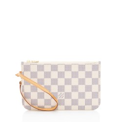 Louis Vuitton Damier Azur Neverfull PM Pochette