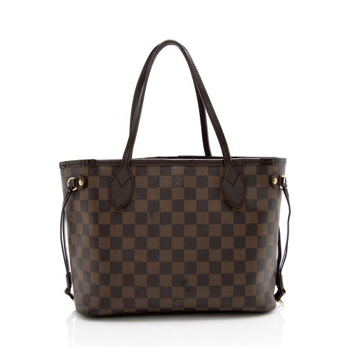 Louis Vuitton Damier Ebene Neverfull PM Tote