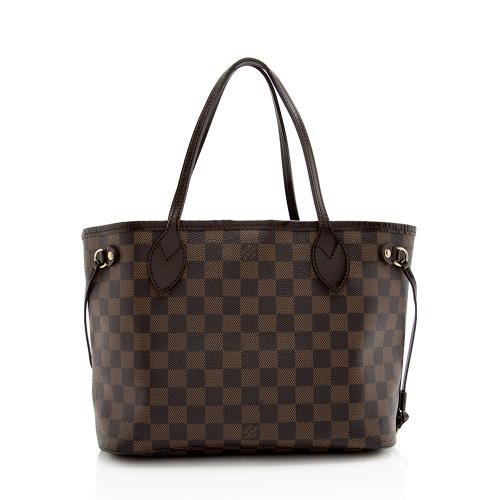 Louis Vuitton Damier Ebene Neverfull PM Tote