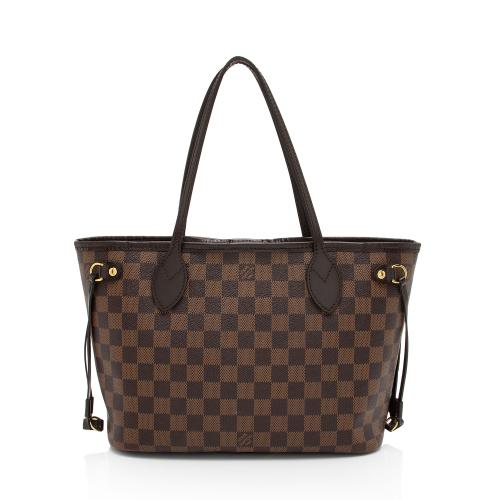 Louis Vuitton Damier Ebene Neverfull PM Tote