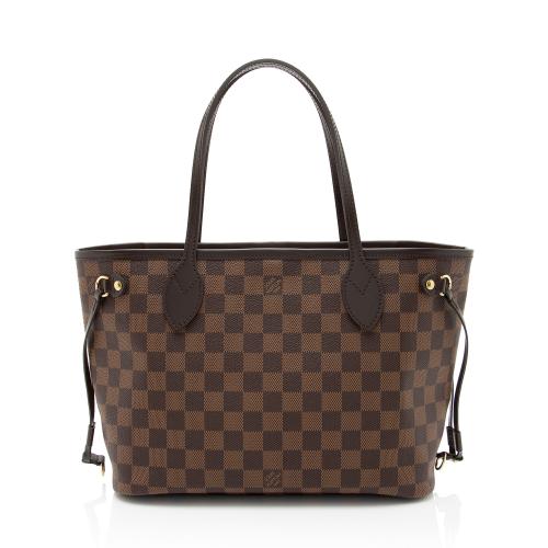 Louis Vuitton Damier Ebene Neverfull PM Tote