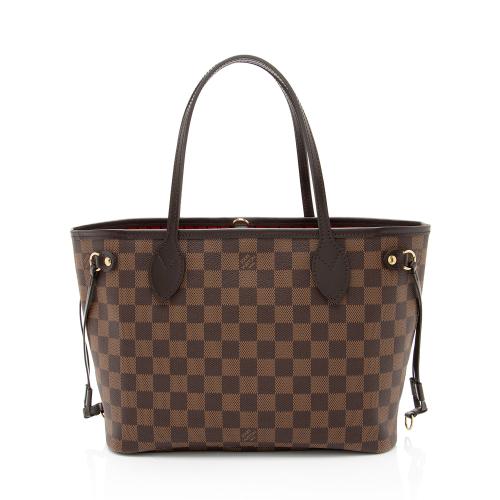 Louis Vuitton Damier Ebene Neverfull PM Tote