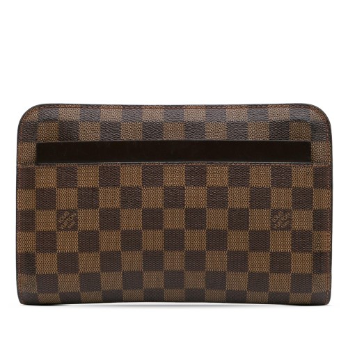 Louis Vuitton Damier Ebene Pochette Saint Louis